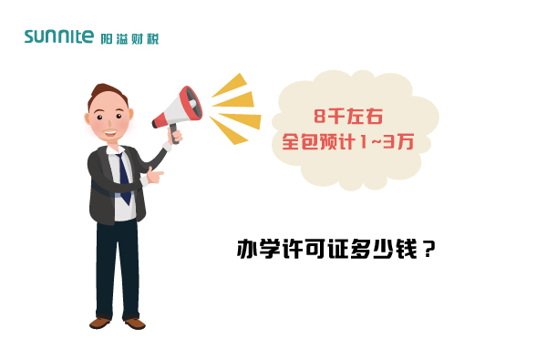 2023年8月辦學(xué)許可證多少錢？